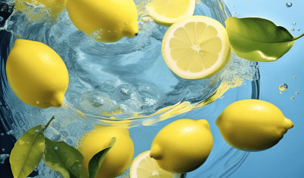 Drink lemon water
