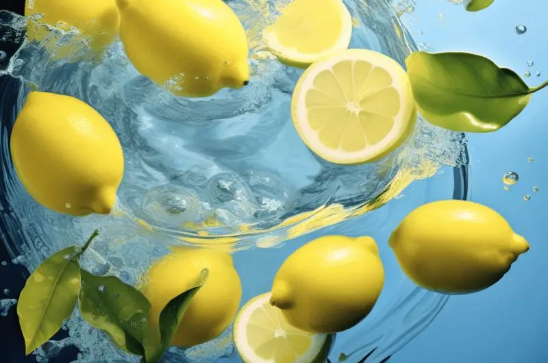 Drink lemon water